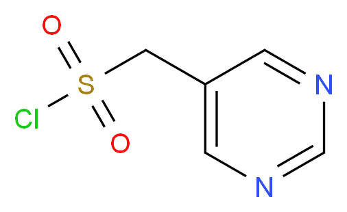 PYRIMIDIN-5-YL-METHANESULFONYL CHLORIDE_Molecular_structure_CAS_)
