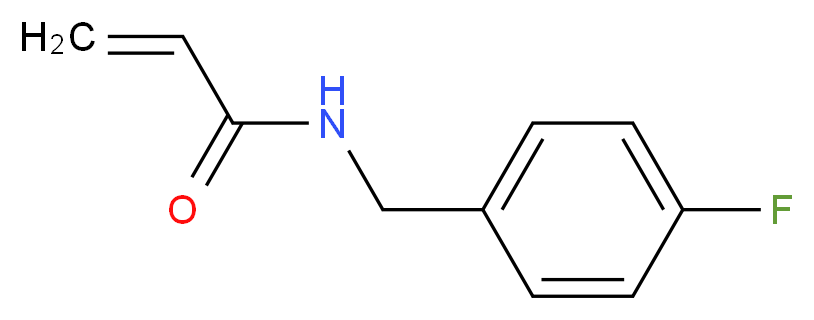 N-[(4-fluorophenyl)methyl]prop-2-enamide_Molecular_structure_CAS_)