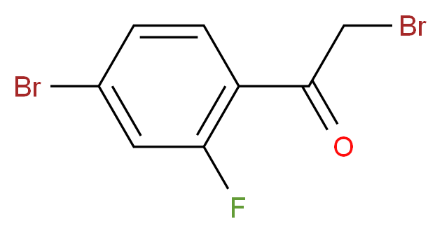 4-Bromo-2-fluorophenacyl bromide 98%_Molecular_structure_CAS_)