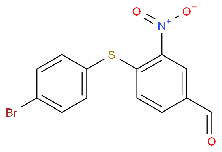 4-[(4-Bromophenyl)sulfanyl]-3-nitrobenzenecarbaldehyde_Molecular_structure_CAS_175278-49-6)