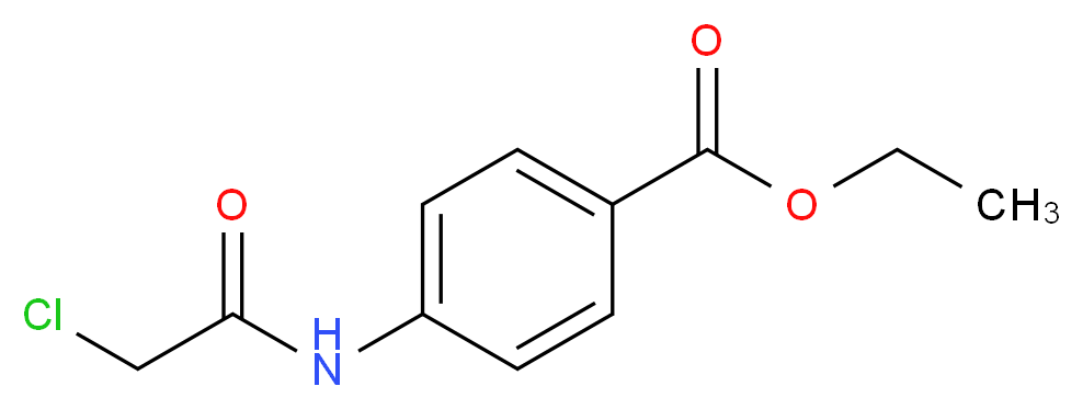 Ethyl 4-[(chloroacetyl)amino]benzoate_Molecular_structure_CAS_)