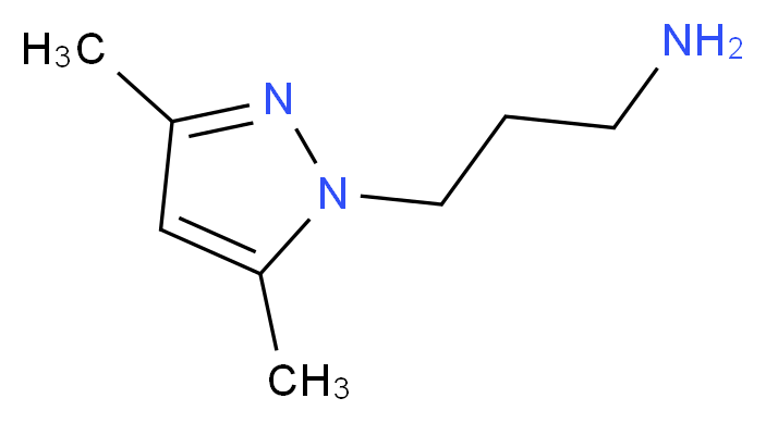 3-(3,5-Dimethyl-1H-pyrazol-1-yl)propan-1-amine_Molecular_structure_CAS_62821-89-0)