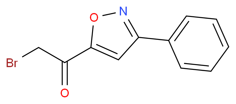 2-bromo-1-(3-phenylisoxazol-5-yl)ethan-1-one_Molecular_structure_CAS_14731-14-7)