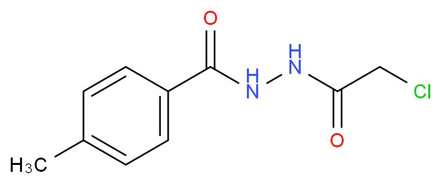 N'-(2-chloroacetyl)-4-methylbenzohydrazide_Molecular_structure_CAS_)