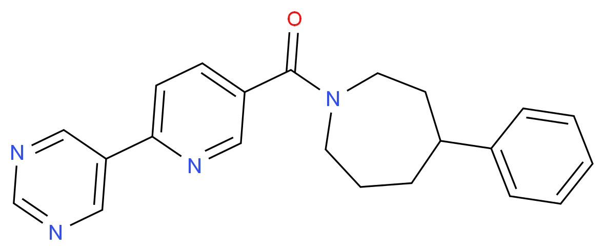 4-phenyl-1-[(6-pyrimidin-5-ylpyridin-3-yl)carbonyl]azepane_Molecular_structure_CAS_)