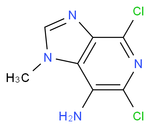 4,6-Dichloro-1-methyl-1H-imidazo[4,5-c]pyridin-7-amine_Molecular_structure_CAS_805316-72-7)