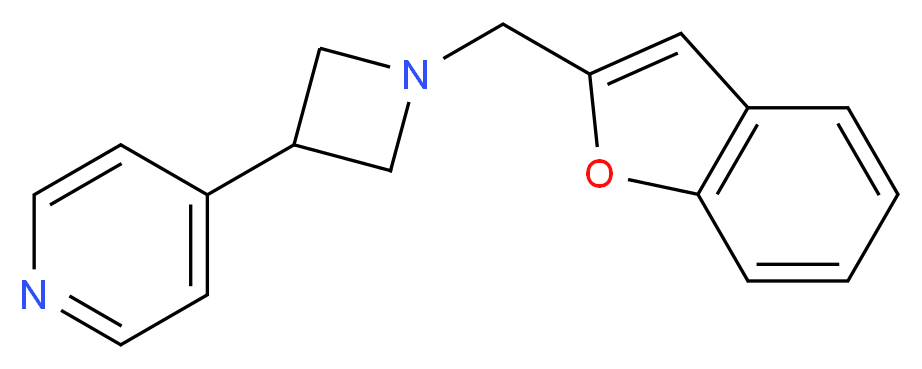 4-[1-(1-benzofuran-2-ylmethyl)-3-azetidinyl]pyridine_Molecular_structure_CAS_)