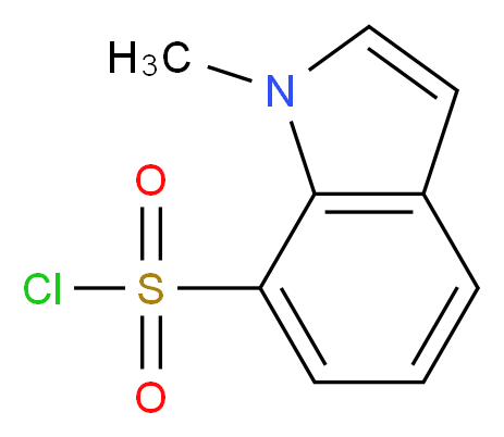 1-Methyl-1H-indole-7-sulphonyl chloride 97%_Molecular_structure_CAS_941716-95-6)