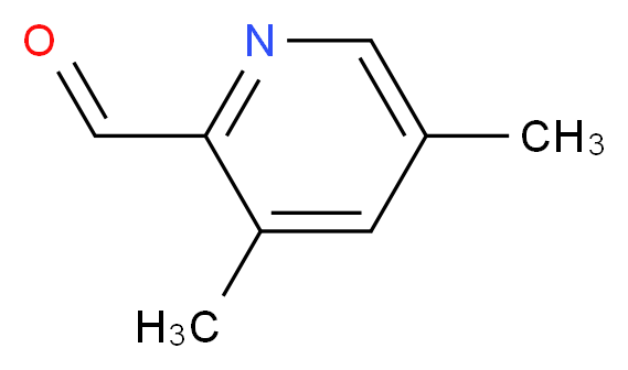 3,5-DIMETHYLPYRIDINE-2-CARBOXALDEHYDE_Molecular_structure_CAS_675138-02-0)