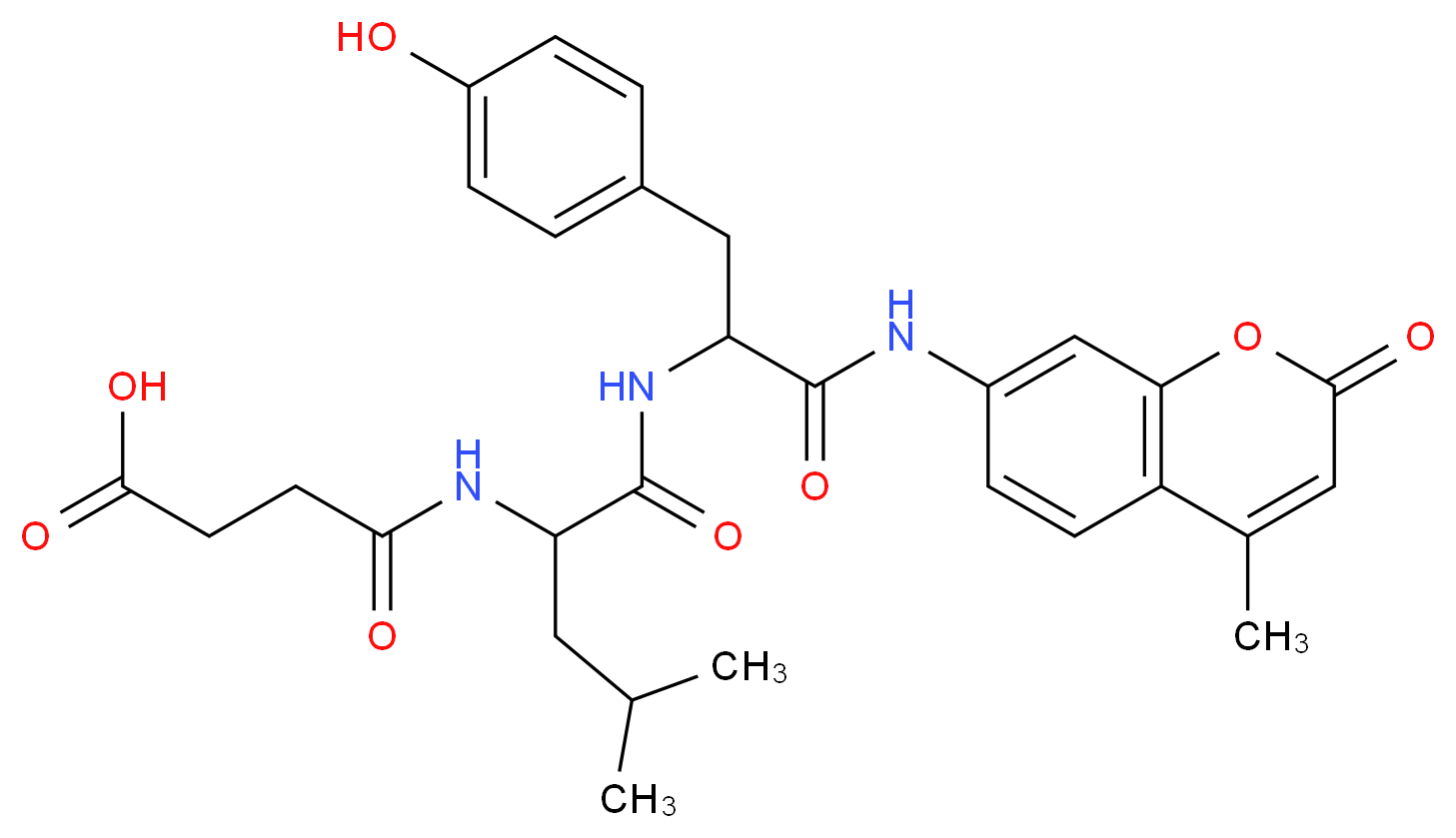 N-SUCCINYL-LEU-TYR 4-METHYLCOUMARYL-7-AMIDE_Molecular_structure_CAS_94367-20-1)