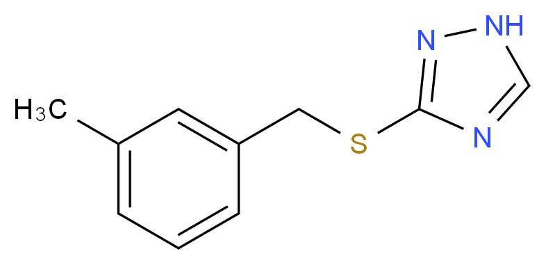 3-Methylbenzyl 1H-1,2,4-triazol-3-yl sulfide_Molecular_structure_CAS_307545-27-3)