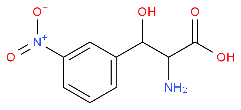 2-amino-3-hydroxy-3-(3-nitrophenyl)propanoic acid_Molecular_structure_CAS_)