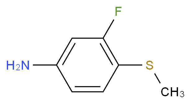 3-fluoro-4-(methylsulfanyl)aniline_Molecular_structure_CAS_)
