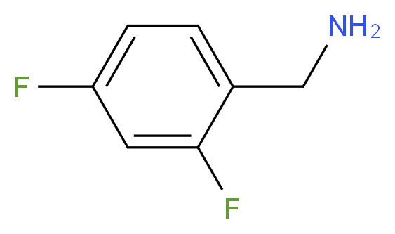 2,4-Difluorobenzylamine 97%_Molecular_structure_CAS_72235-52-0)