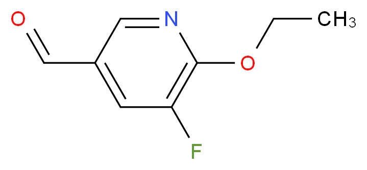 6-ETHOXY-5-FLUORO-PYRIDINE-3-CARBALDEHYDE_Molecular_structure_CAS_886372-69-6)