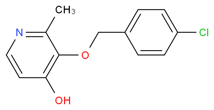 3-[(4-chlorobenzyl)oxy]-2-methylpyridin-4-ol_Molecular_structure_CAS_287928-09-0)