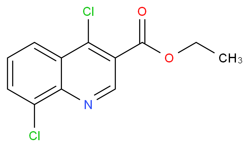 ethyl 4,8-dichloroquinoline-3-carboxylate_Molecular_structure_CAS_)