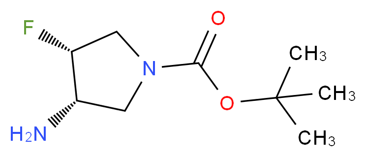 (3S,4R)-tert-Butyl 3-amino-4-fluoropyrrolidine-1-carboxylate_Molecular_structure_CAS_1174020-30-4)