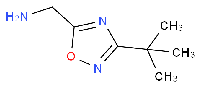 1-(3-tert-butyl-1,2,4-oxadiazol-5-yl)methanamine_Molecular_structure_CAS_944901-66-0)