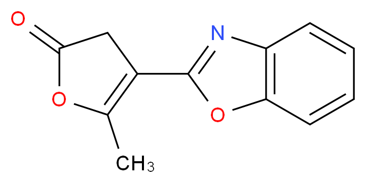 4-(1,3-benzoxazol-2-yl)-5-methylfuran-2(3H)-one_Molecular_structure_CAS_)