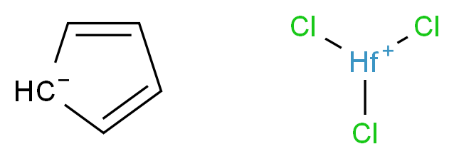 Cyclopentadienylhafnium(IV) trichloride_Molecular_structure_CAS_61906-04-5)
