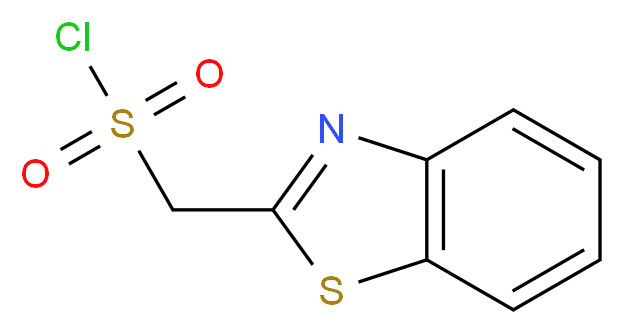 1,3-benzothiazol-2-ylmethanesulfonyl chloride_Molecular_structure_CAS_)