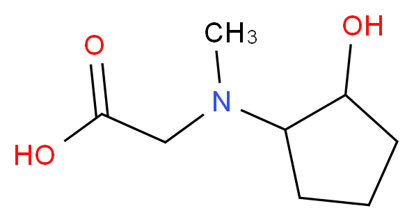 2-[(2-hydroxycyclopentyl)(methyl)amino]acetic acid_Molecular_structure_CAS_)