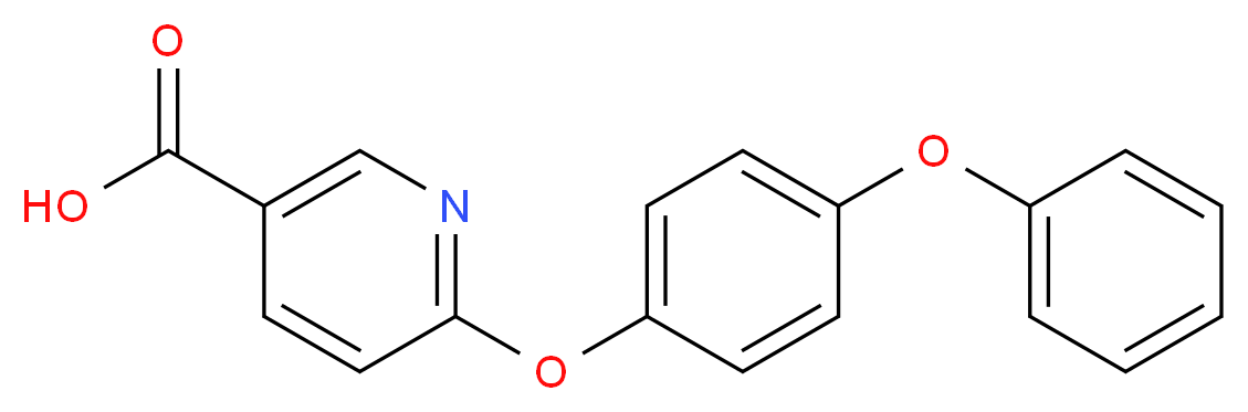 6-(4-phenoxyphenoxy)pyridine-3-carboxylic acid_Molecular_structure_CAS_)