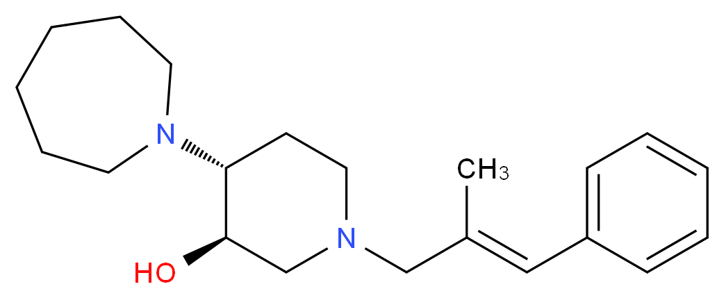 (3R*,4R*)-4-(1-azepanyl)-1-[(2E)-2-methyl-3-phenyl-2-propen-1-yl]-3-piperidinol_Molecular_structure_CAS_)