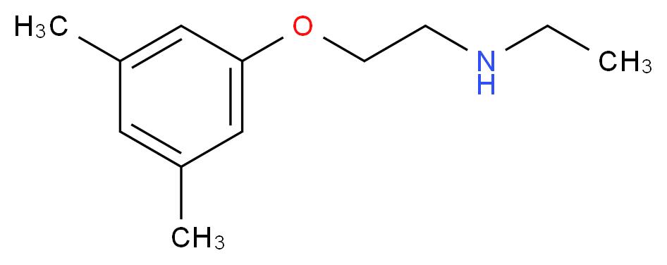 2-(3,5-dimethylphenoxy)-N-ethylethanamine_Molecular_structure_CAS_)