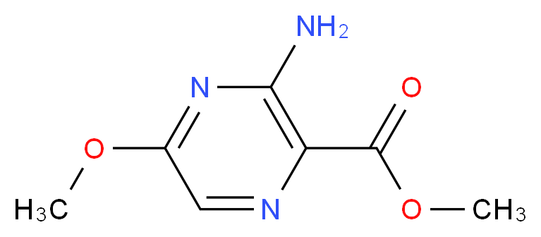 methyl 3-amino-5-methoxypyrazine-2-carboxylate_Molecular_structure_CAS_1130-99-0)