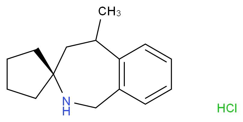5-methyl-1,2,4,5-tetrahydrospiro[benzo[c]azepine-3,1'-cyclopentane] hydrochloride_Molecular_structure_CAS_)