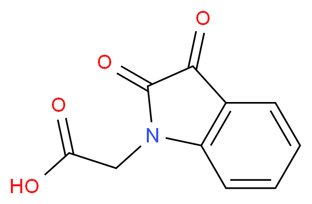 (2,3-dioxo-2,3-dihydro-1H-indol-1-yl)acetic acid_Molecular_structure_CAS_60705-96-6)
