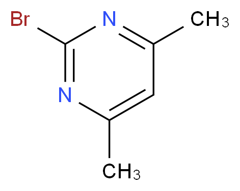 2-bromo-4,6-dimethylpyrimidine_Molecular_structure_CAS_)