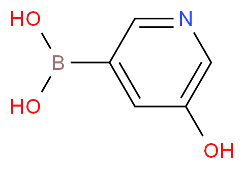 5-hydroxypyridin-3-ylboronic acid_Molecular_structure_CAS_1208308-11-5)