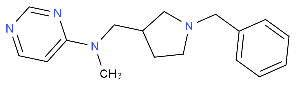 N-[(1-benzylpyrrolidin-3-yl)methyl]-N-methylpyrimidin-4-amine_Molecular_structure_CAS_)
