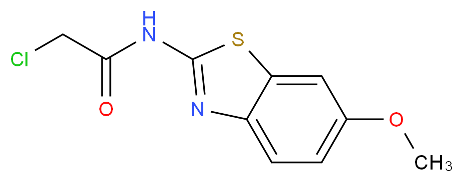 2-chloro-N-(6-methoxy-1,3-benzothiazol-2-yl)acetamide_Molecular_structure_CAS_3427-30-3)