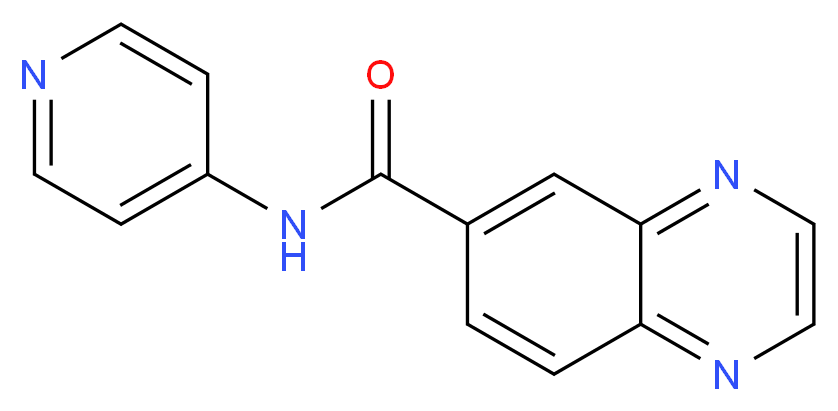 N-4-pyridinyl-6-quinoxalinecarboxamide_Molecular_structure_CAS_)