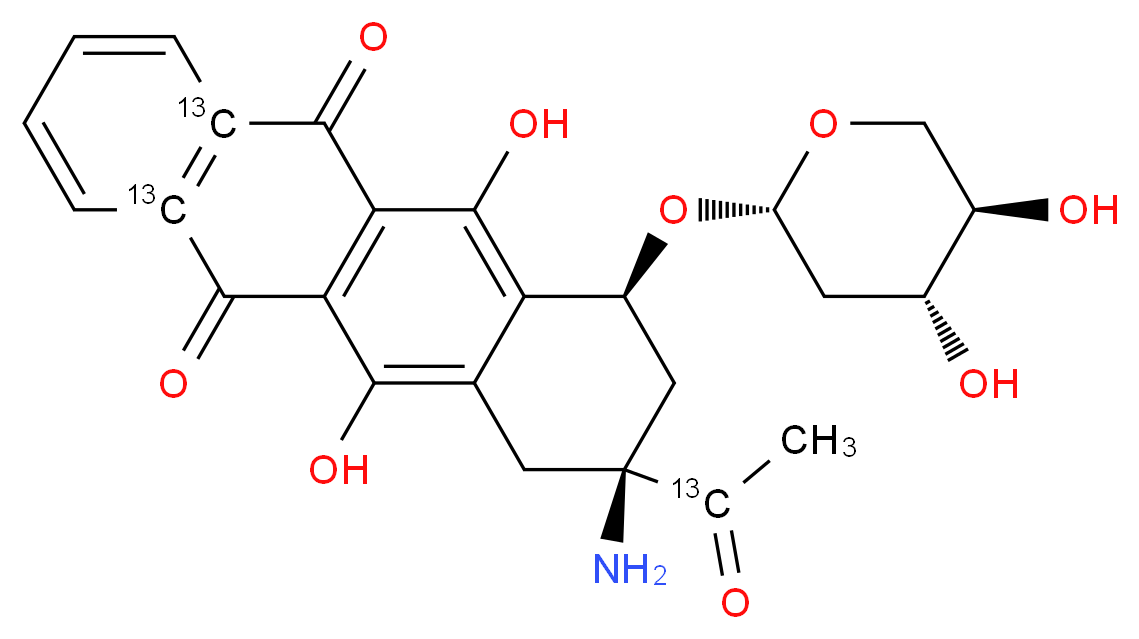 Amrubicin-13C3_Molecular_structure_CAS_)