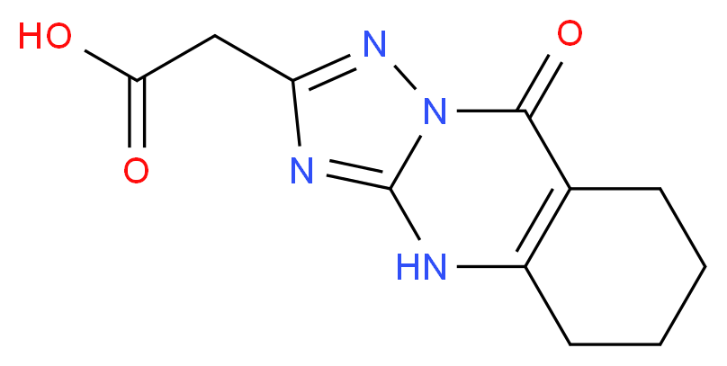 (9-oxo-4,5,6,7,8,9-hexahydro[1,2,4]triazolo[5,1-b]quinazolin-2-yl)acetic acid_Molecular_structure_CAS_540514-18-9)