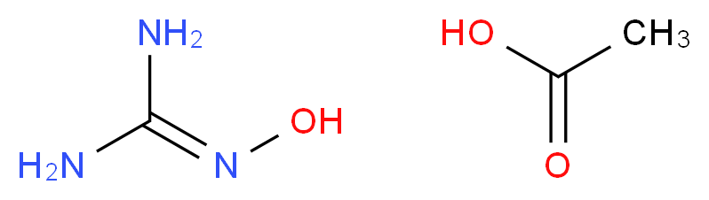 N''-Hydroxyguanidine acetate_Molecular_structure_CAS_6345-29-5)