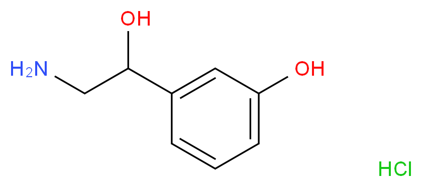 rac Norphenylephrine Hydrochloride(Phenylephrine Impurity A)_Molecular_structure_CAS_4779-94-6)