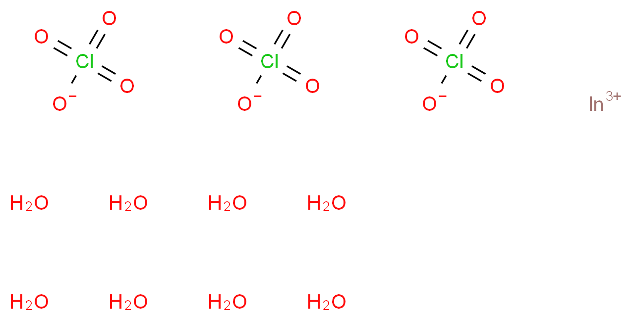 Indium(III) perchlorate octahydrate_Molecular_structure_CAS_13465-15-1)
