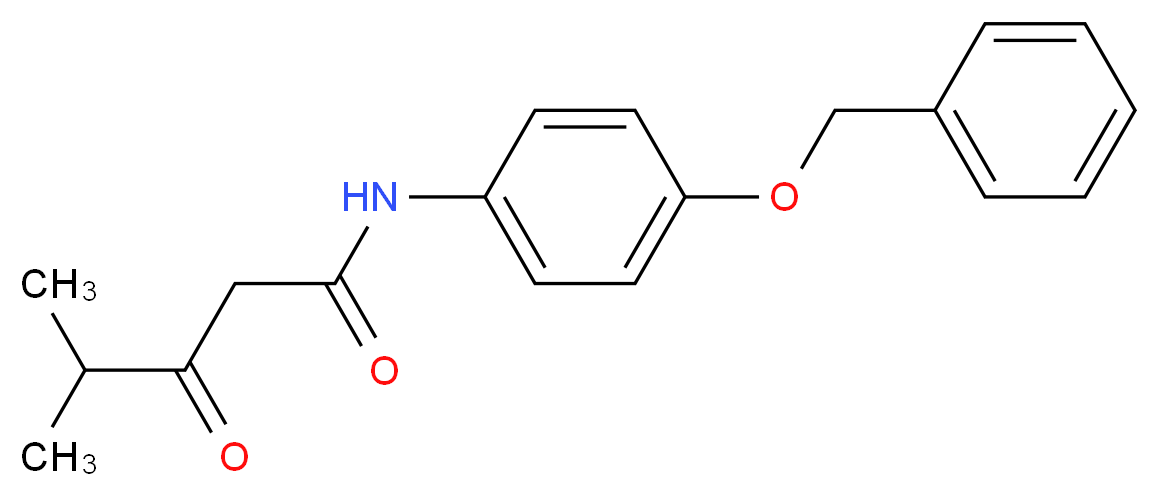 N-4-Benzyloxyphenyl Isobutyrylacetamide_Molecular_structure_CAS_265989-30-8)