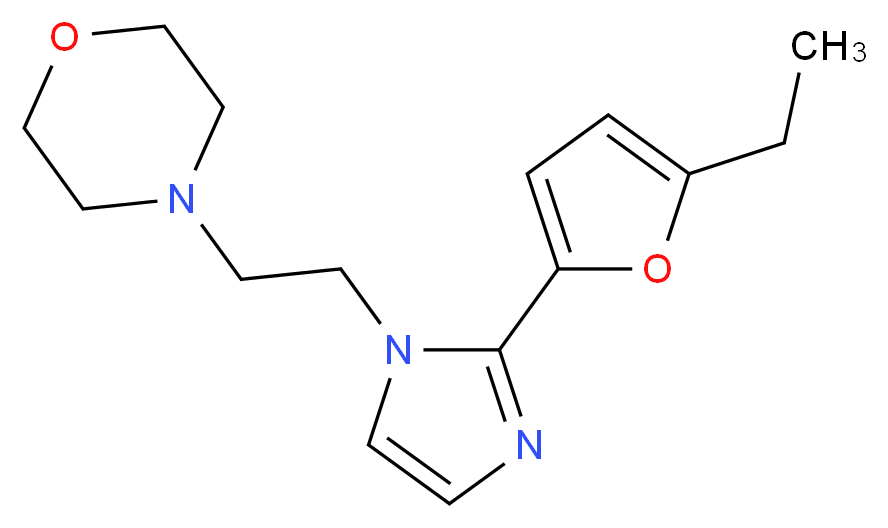 4-{2-[2-(5-ethyl-2-furyl)-1H-imidazol-1-yl]ethyl}morpholine_Molecular_structure_CAS_)