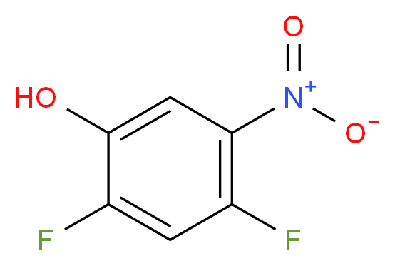 2,4-Difluoro-5-nitrobenzenol_Molecular_structure_CAS_)