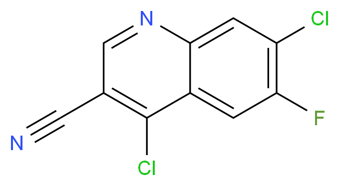 4,7-Dichloro-6-fluoro-quinoline-3-carbonitrile_Molecular_structure_CAS_886362-74-9)