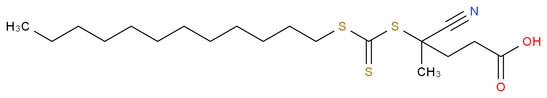 4-Cyano-4-[(dodecylsulfanylthiocarbonyl)sulfanyl]pentanoic acid_Molecular_structure_CAS_870196-80-8)