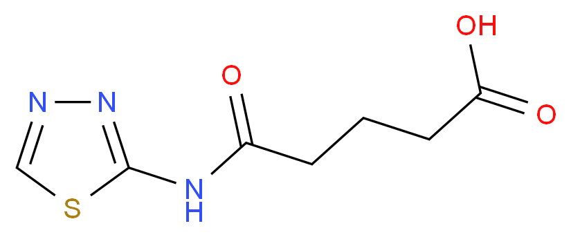 4-([1,3,4]Thiadiazol-2-ylcarbamoyl)-butyric acid_Molecular_structure_CAS_382597-97-9)