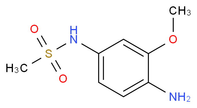N-(4-amino-3-methoxyphenyl)methanesulfonamide_Molecular_structure_CAS_)